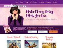 Tablet Screenshot of meghangilroy.com